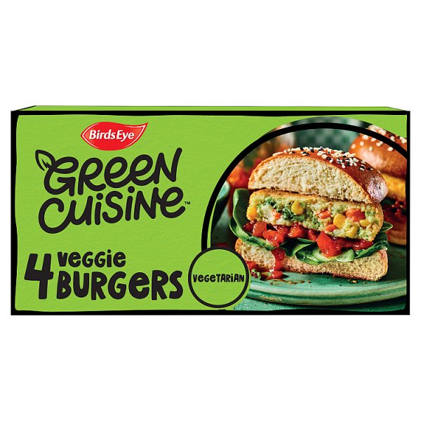 Birds Eye Veggie Burgers 4Pk 484G