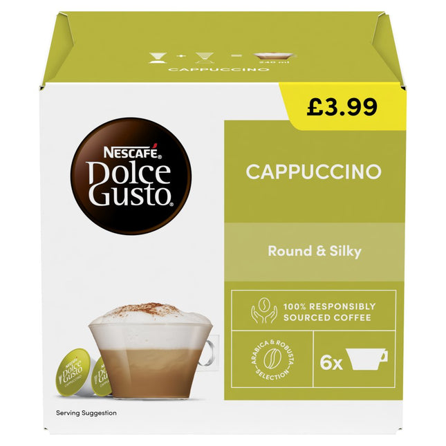 Nescafe Dolce Gusto Cappuccino 12 Capsules PMP £3.99 139.8g