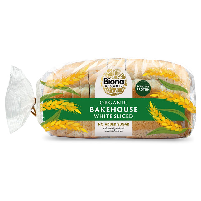 Biona Bakehouse White Sliced Bread Organic 400g