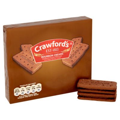 Crawford's Bourbon Creams Sandwich Biscuits 300g