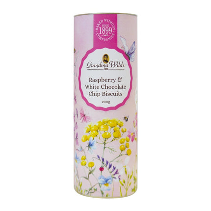 Grandma Wild's Wildflower Meadow Tube Raspberry & White Chocolate Chips 200g