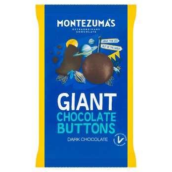 Montezumas Dark Giant Buttons Bag Dark 60% 120g