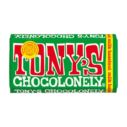 Tony's Chocolonely Milk Chocolate Hazelnut 180g