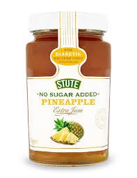 Stute Foods No Sugar Added Pineapple Jam 430g