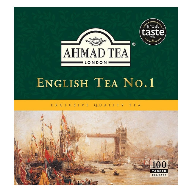 Ahmad Tea Tagged Teabag English Tea No.1 100x2g