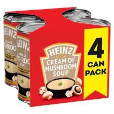 Heinz Mushroom Soup x4pk 400g