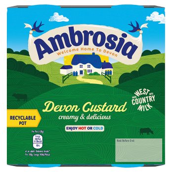Ambrosia Cust Pots Multipack 4 x 120g