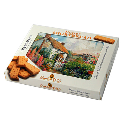 Grandma Wild's Copper Kettle Butter Shortbread Postcard 150g