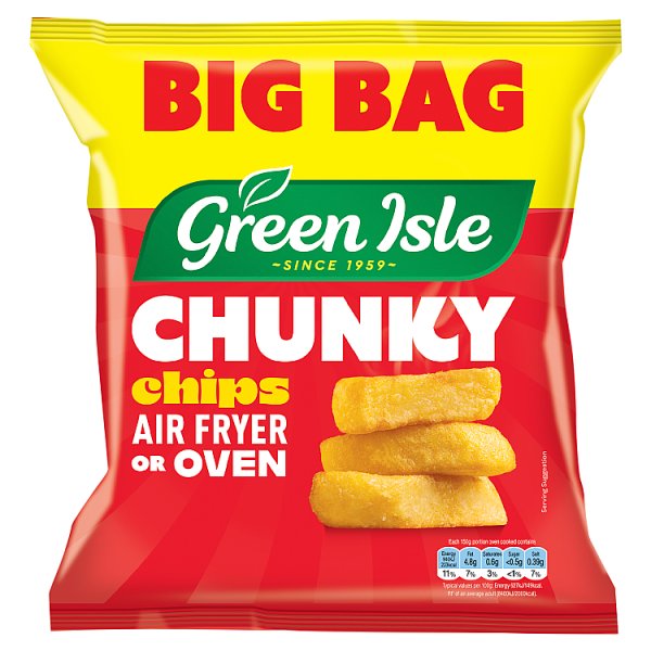 Green Isle Chunky Cut Oven Chips 1.3KG
