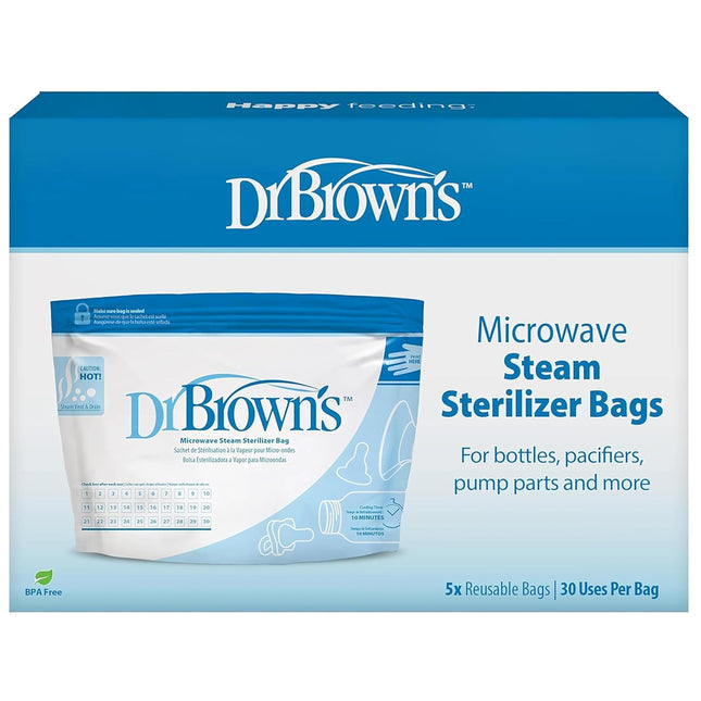 Dr Browns Microwave Steriliser Bag 5 Pack