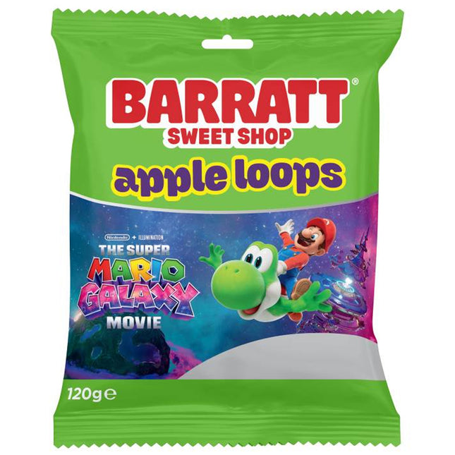 Barratt Apple Loops Super Mario Bros Galaxy 120g