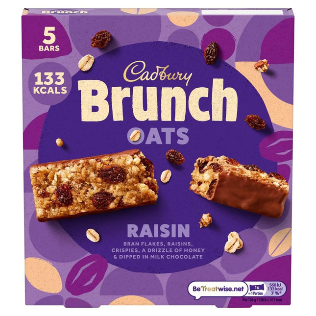 Cadbury Brunch Bar Raisin 112g