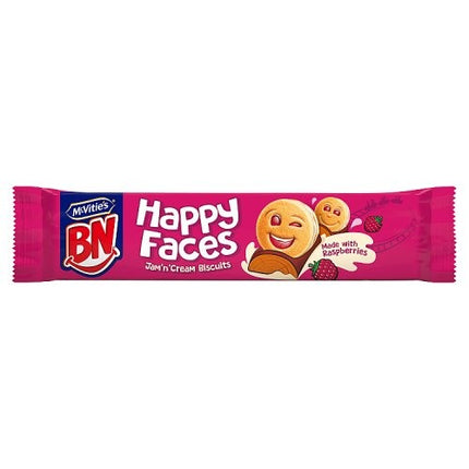 McVitie's BN Happy Faces Jam 'n' Cream Biscuits 165g