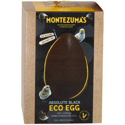 Montezumas Eco Egg ABSOLUTE BLACK 100% (vegan)  150g