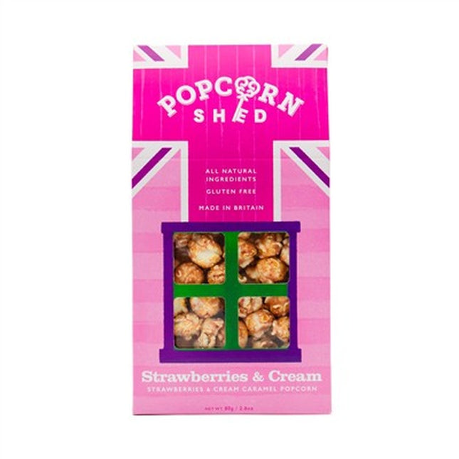 PopCorn Shed Strawberries & Cream PopCorn Shed 80g