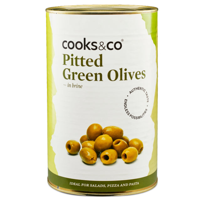 Cooks&Co Pitted Green Olives 4.1Kg