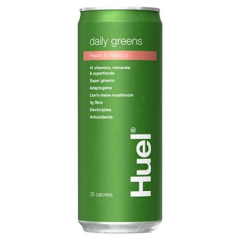 Huel Daily Greens Ready-To-Drink Peach & Hibiscus 330ml
