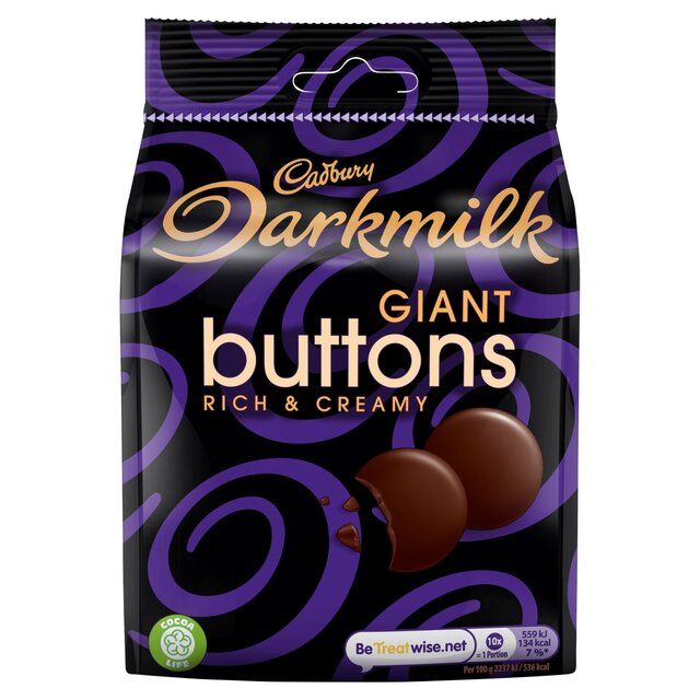 Cadbury Dark Milk Buttons 100g