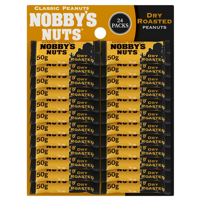 Nobby's Nuts Classic Dry Roasted Peanuts 50g