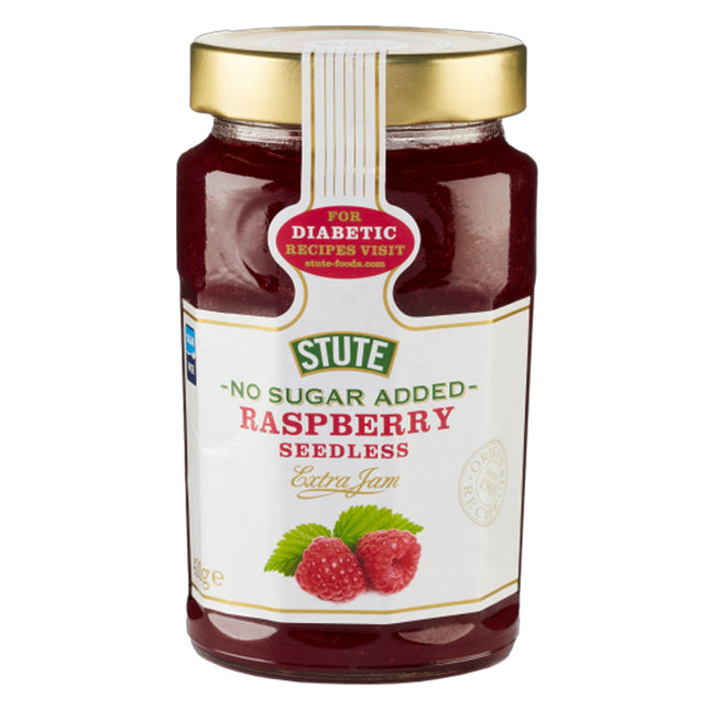 Stute Foods No Sugar Added Raspberry Jam 430g