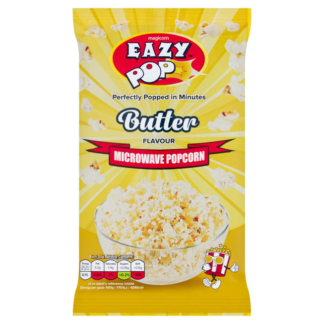Eazy Pop Butter Microwave Popcorn 85G