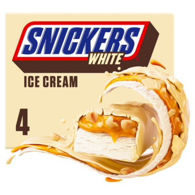Snickers White Ice Cream Bar 4 x 40.8g