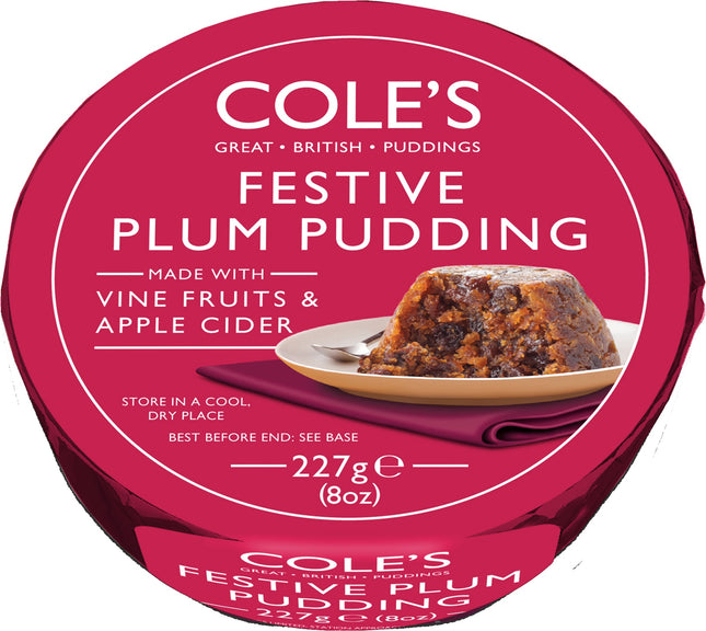 Cole's Festive Plum Pudding 227g