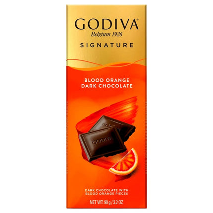 Godiva Signature Tablets Dark Blood Orange 90G EMEA   90g