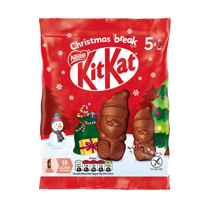 Kit Kat Mini Santa Pouch Clip Strip 55G