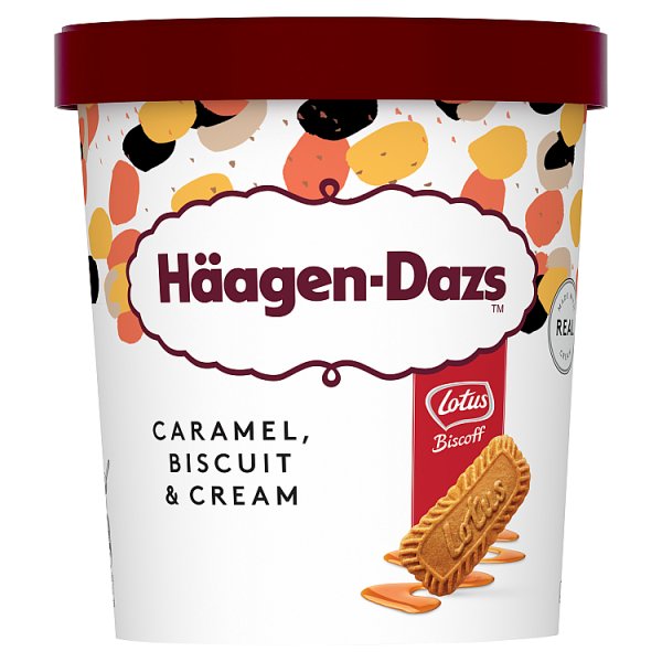 Haagen Dazs Caramel Biscuit & Cream 8X460Ml