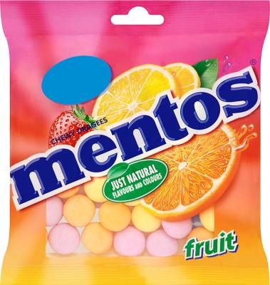Mentos Fruit Bag PMP £1.25 135g