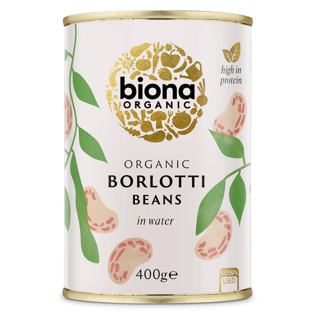 Biona Organic Borlotti Beans 400g