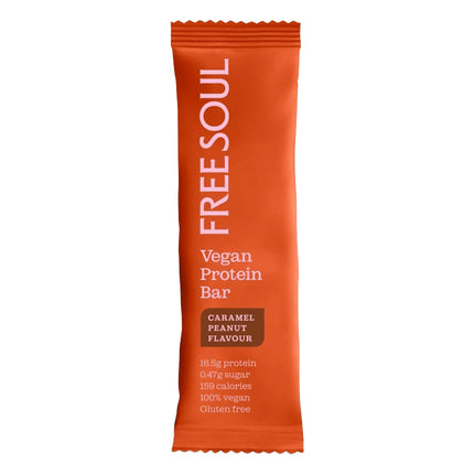 Free Soul Protein Bar Chocolate Caramel & Peanut 50g