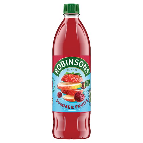 Robinsons Fruit Squash Summer Fruit No Added Sugar PET (M/Ling) 1L