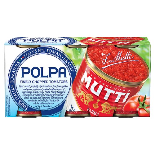 Mutti Finely Chopped Tomatoes (3 x 400g)