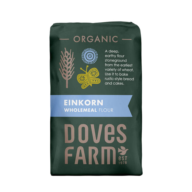 Doves Farm Organic Einkorn Wholemeal Flour(Stoneground) 1kg