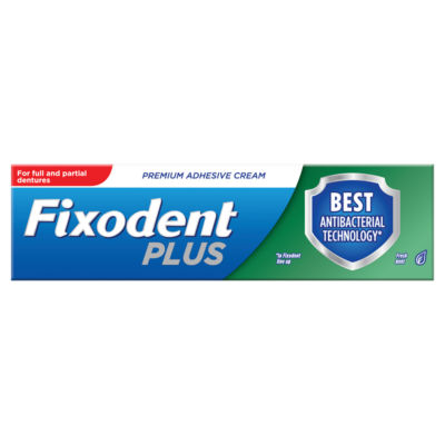 Fixodent Plus Dual Protection Denture Adhesive 40g