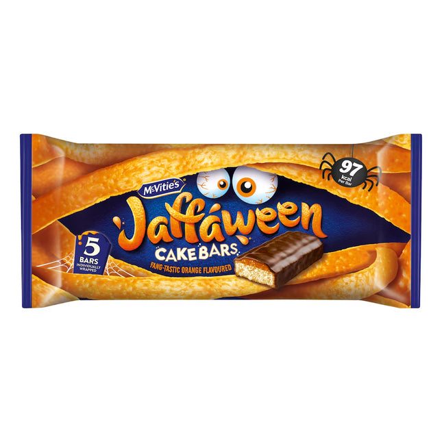 Mcvites Jaffaween Orange Cake Bars 5 Pack