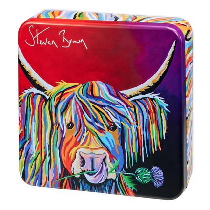 Gardiners Steven Brown Lizzie Mccoo Tin Of Salted Caramel Fudge 200g