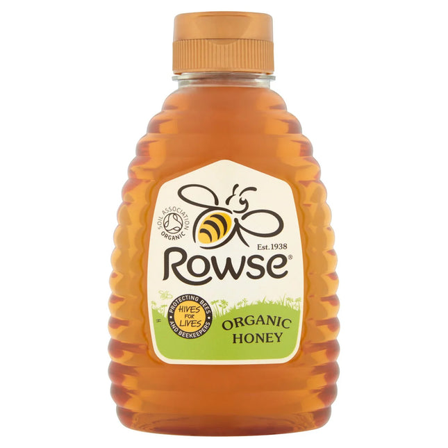 Rowse Squeezy Organic Honey 6x340g