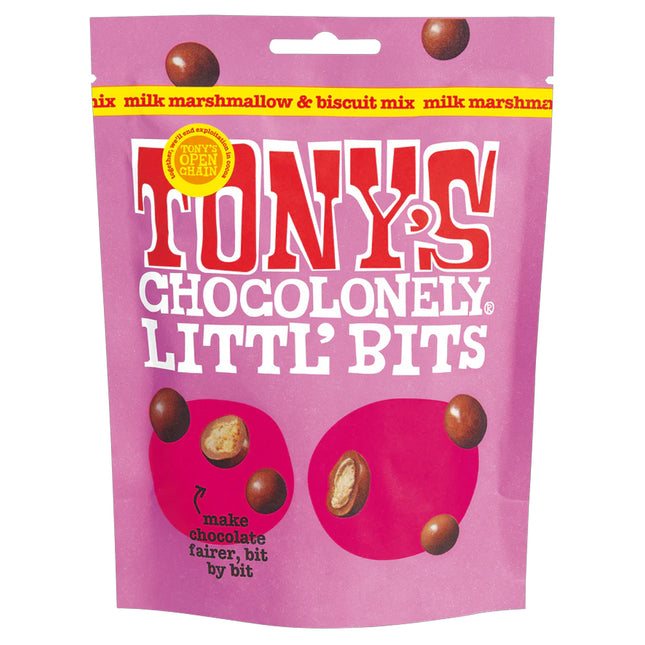 Tony's Chocolonely Littl' Bits Marshmallow & Biscuit 100g