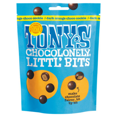 Tony's Chocolonely Littl' Bits Orange Chocolate Cookie 100g