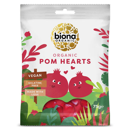 Biona Organic Pomegranate Hearts 75g
