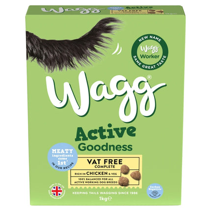 Wagg Active Goodness Chicken Dry Dog Food 1kg