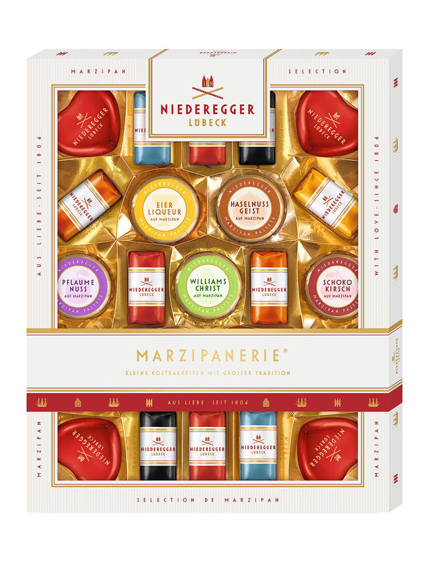 Niederegger Marzipanerie A Selection Of Assorted Marzipan Treats 298g