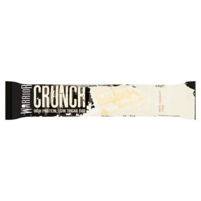 Warrior CRUNCH Bars White Chocolate 64g