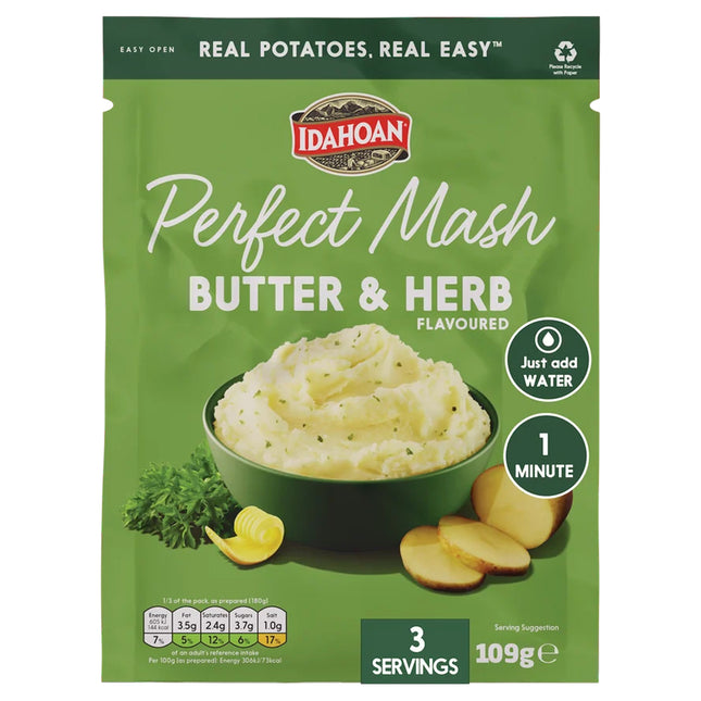 Idahoan Butter & Herb Mash 109g