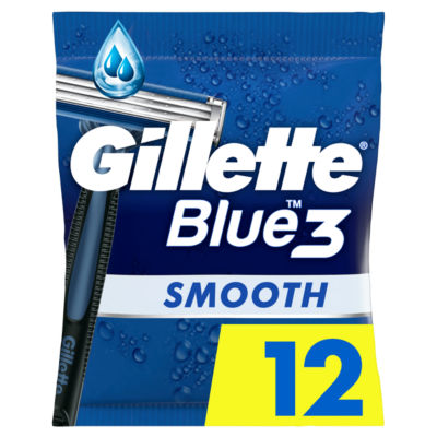 Gillette Blue 3 Disposable Razors 12 Pack
