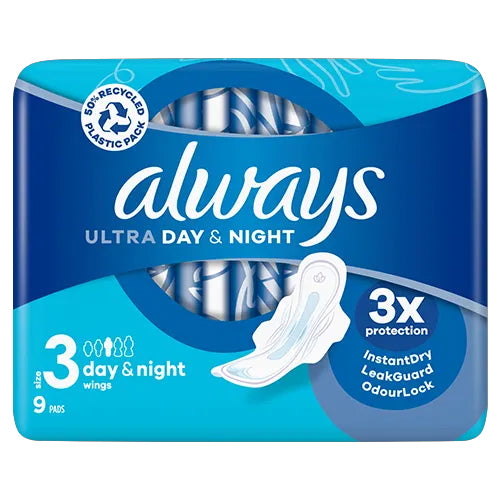 Always Ultra Day Wings (Size 3) 9ct
