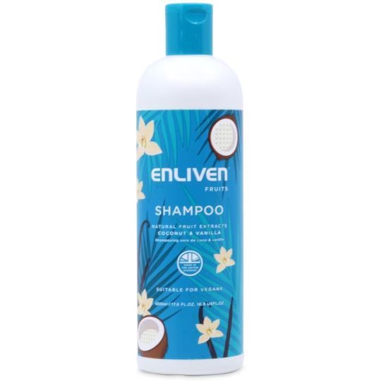 Enliven Naturals Shampoo 500ml Coconut Vanilla